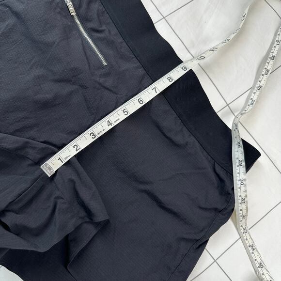 Athleta Shorts Womens 8 Black Mod Trekkie Zip Pocket Ripstop Pull On Athletic - Picture 9 of 11